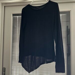 Banana Republic Black Crew Neck Top